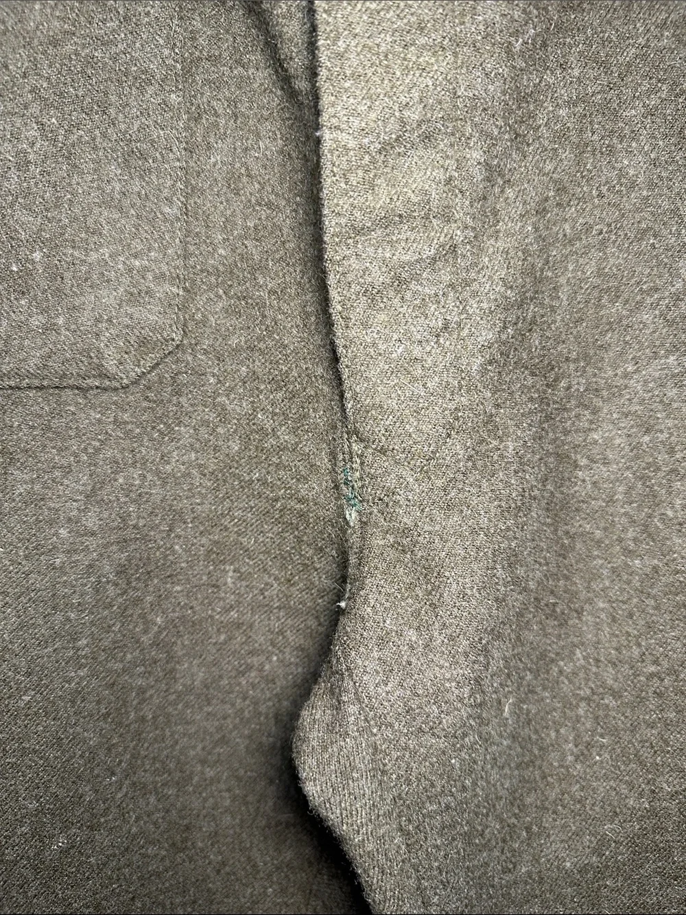 Boy Scouts vintage 1960s Men's Olive Green Wool 30x27 Casual Trousers